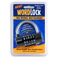 Wordlock Wordlock Inc Black 5 Dial Padlock  PL-004-BK PL-004-BK